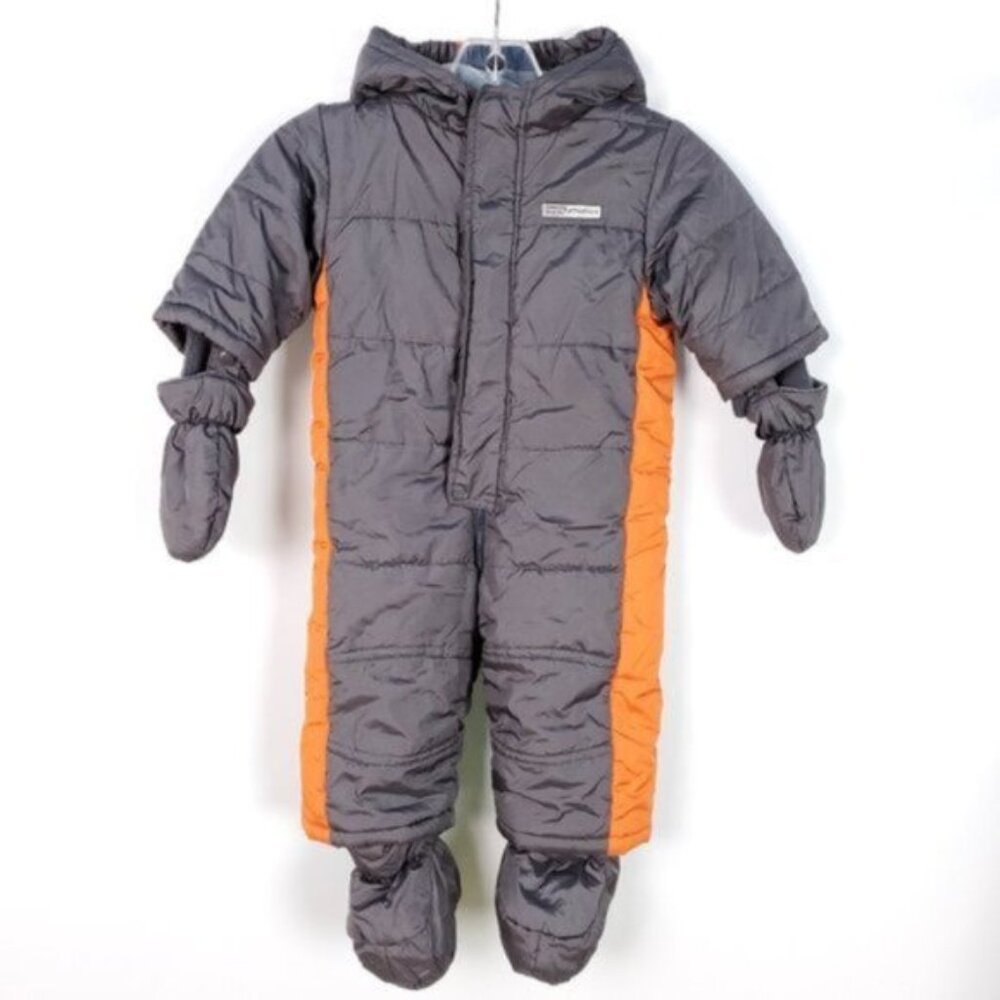 Roots Toddler's Hooded Snowsuit With Mittens And Booties Size M / 6 - 12M